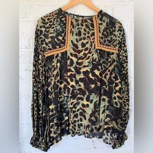 Anthropologie Miranda Peasant Blouse